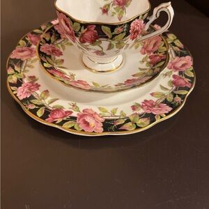 Vintage Queen Anne China 3 Piece Set